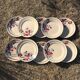 Set of 10 vintage flat plates in Lunéville earthenware