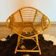 Rocking-chair enfant en rotin