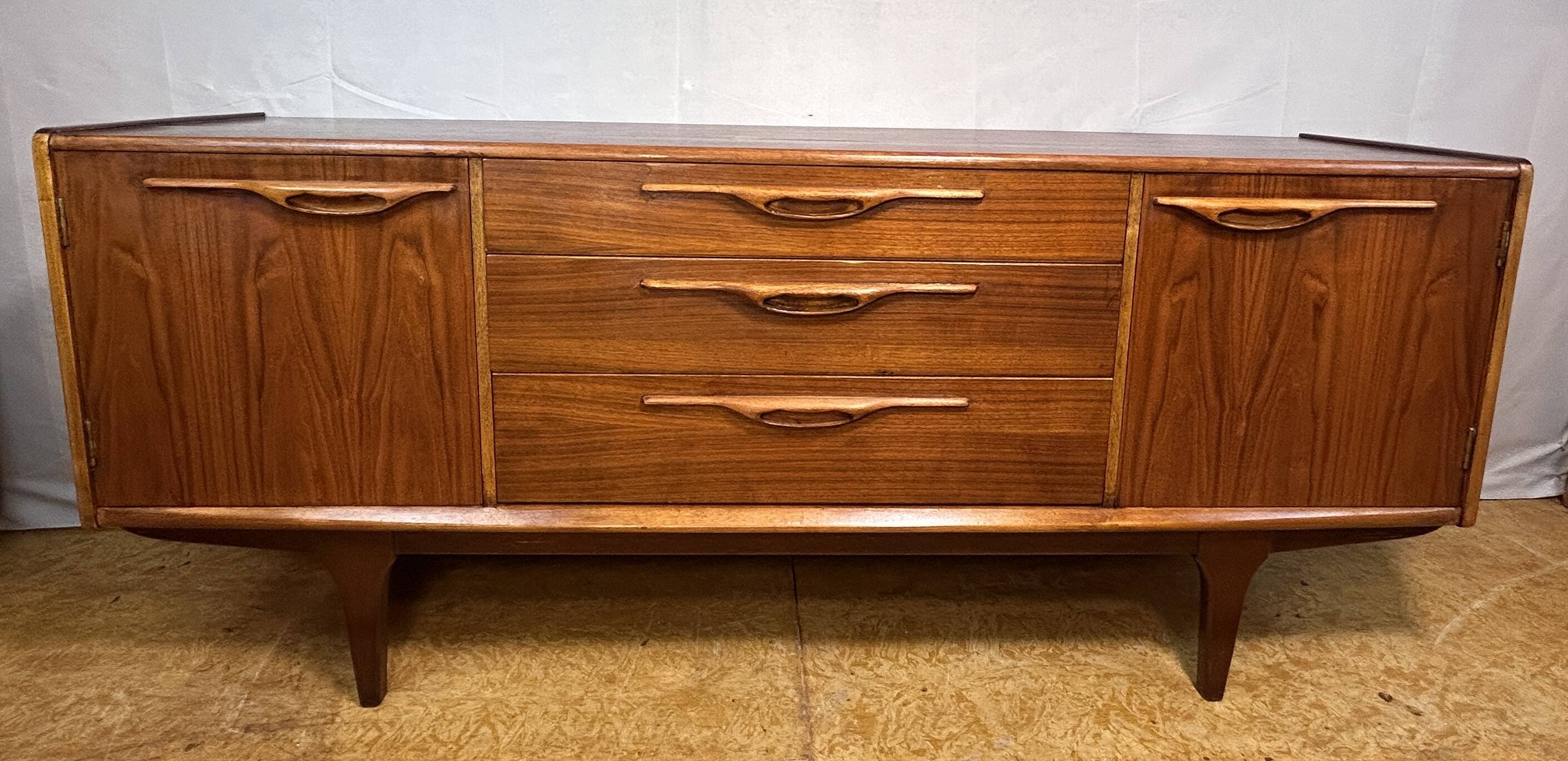 Mid-century retro vintage teak sideboard by Jentique 1960 Danish Design