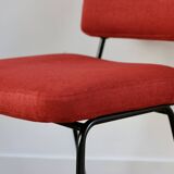 Set of 6 vintage modernist chairs by André Simard, Airborne 1960.