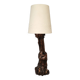 Portuguese handmade vine wood table lamp