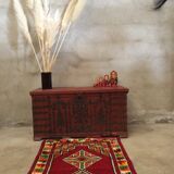 Vintage ethnic berber carpet 172x87cm