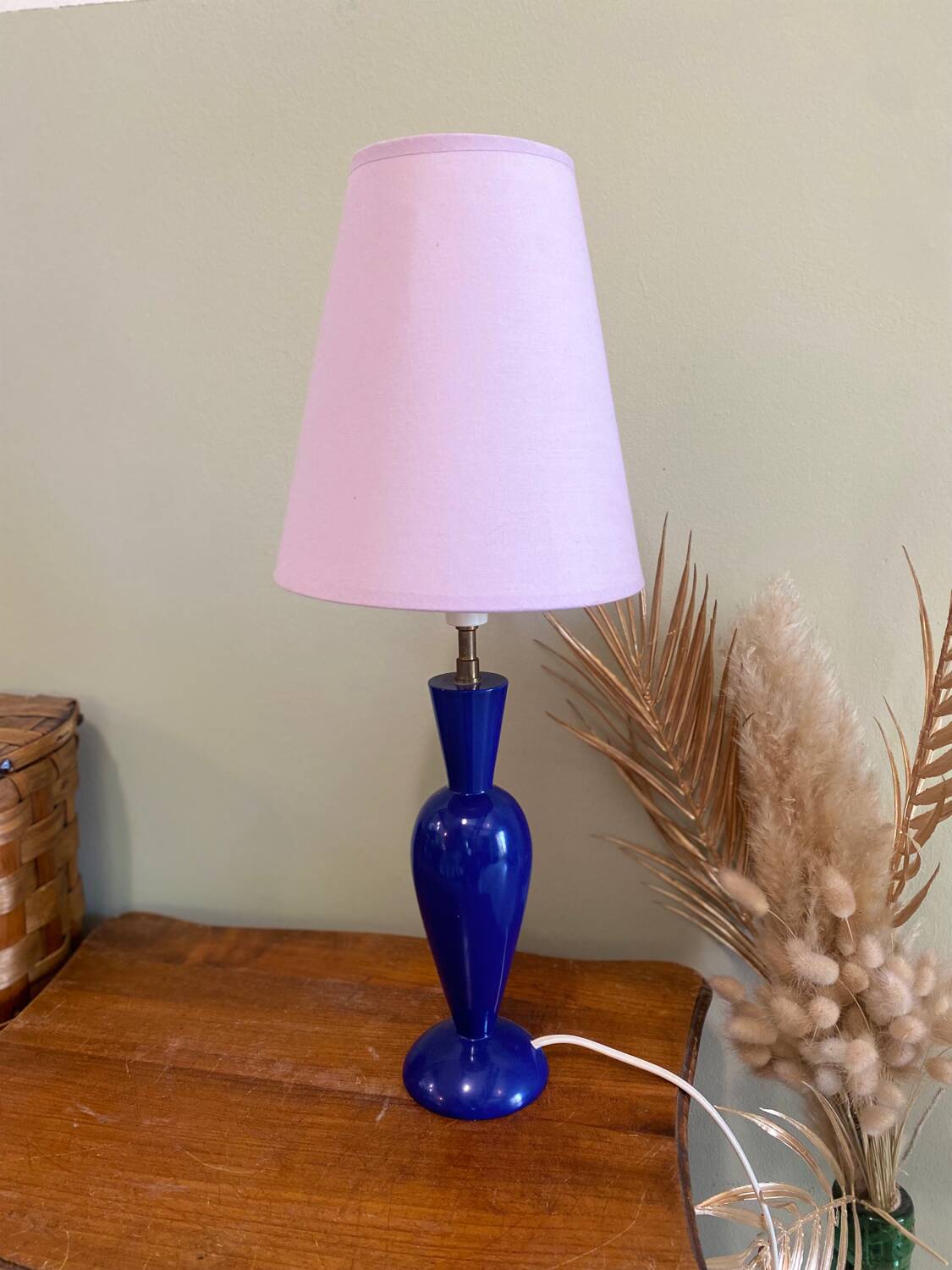Colorful vintage lamp