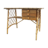 Rattan desk