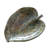 Trinket bowl green enamelled ceramic sheet