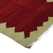 Vintage Minimalist Turkish Kilim Rug 133x213 cm Handmade Wool