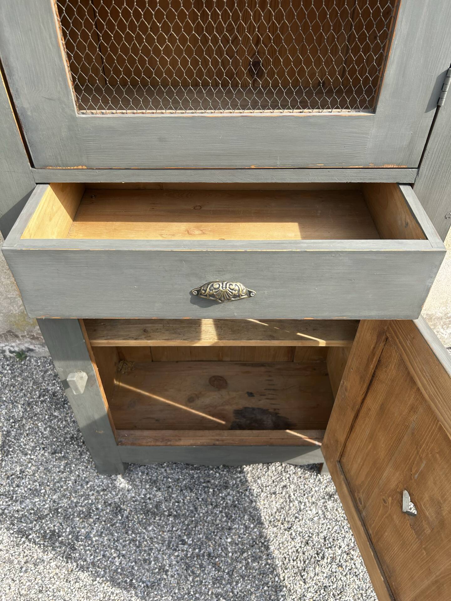 Old wooden pantry