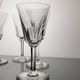 6 crystal glasses Saint Louis model Cerdagne