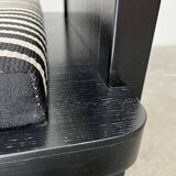 Set of German armchairs model D51 Fagus with Bauhaus patterned cushion by Walter Gropius for Tecta.