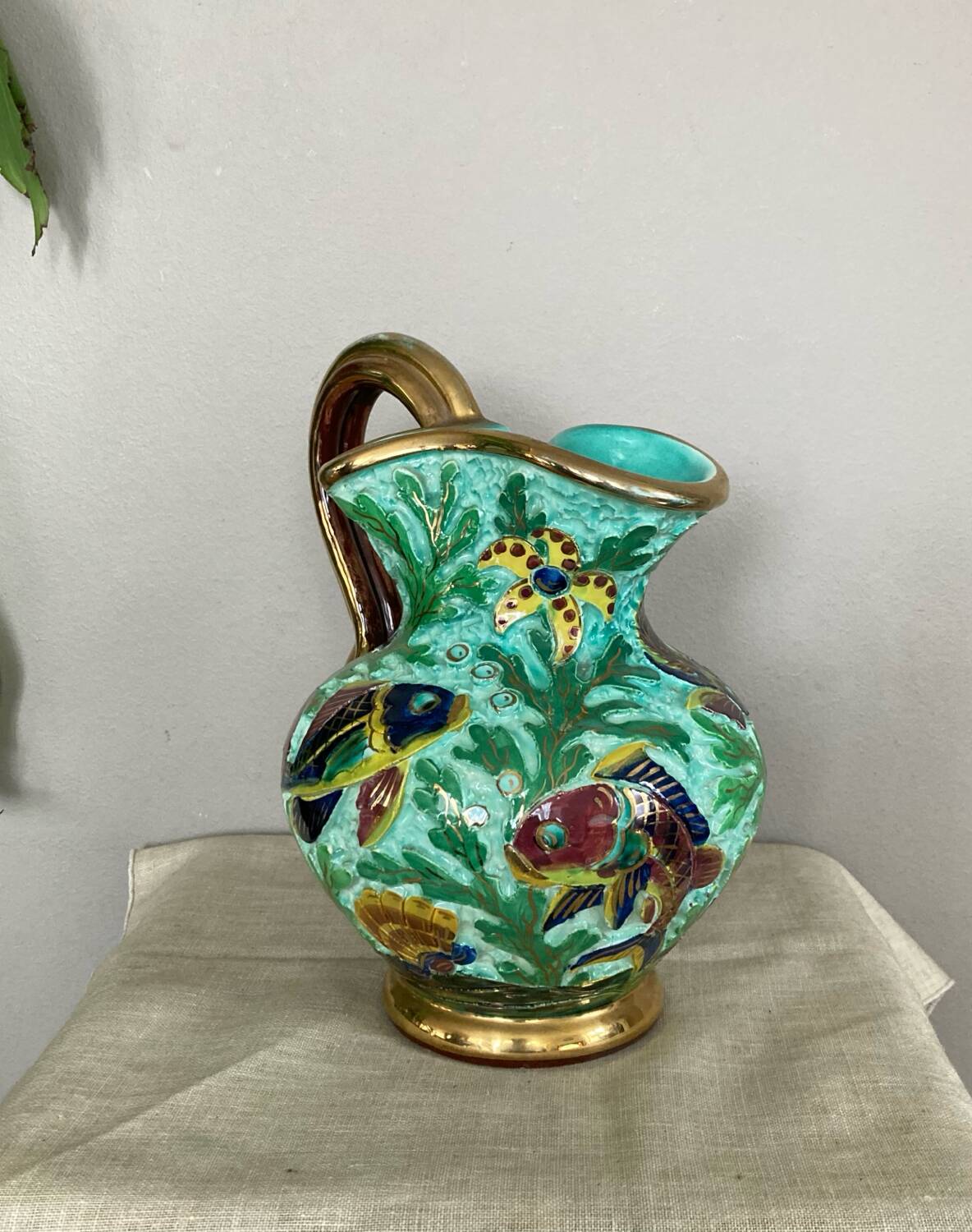 Ceramic pitcher signed Cerdazur MONACO 4 DPS, 1950s/60s