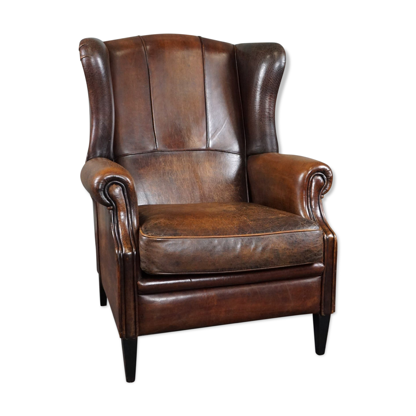 Sheepskin armchair