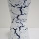 Pichet fat lava blue ceramic vintage design