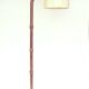 Solid wood floor lamp Solbackens Svaveri Sweden 1970s