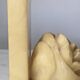 Pair of Neo-Classical Camellia Alabaster Bookends - 1940s