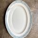 St Amand oval dish in blue ironstone