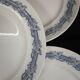 Set of 4 flat plates Terre de Fer Villeroy and Boch "Perlen"