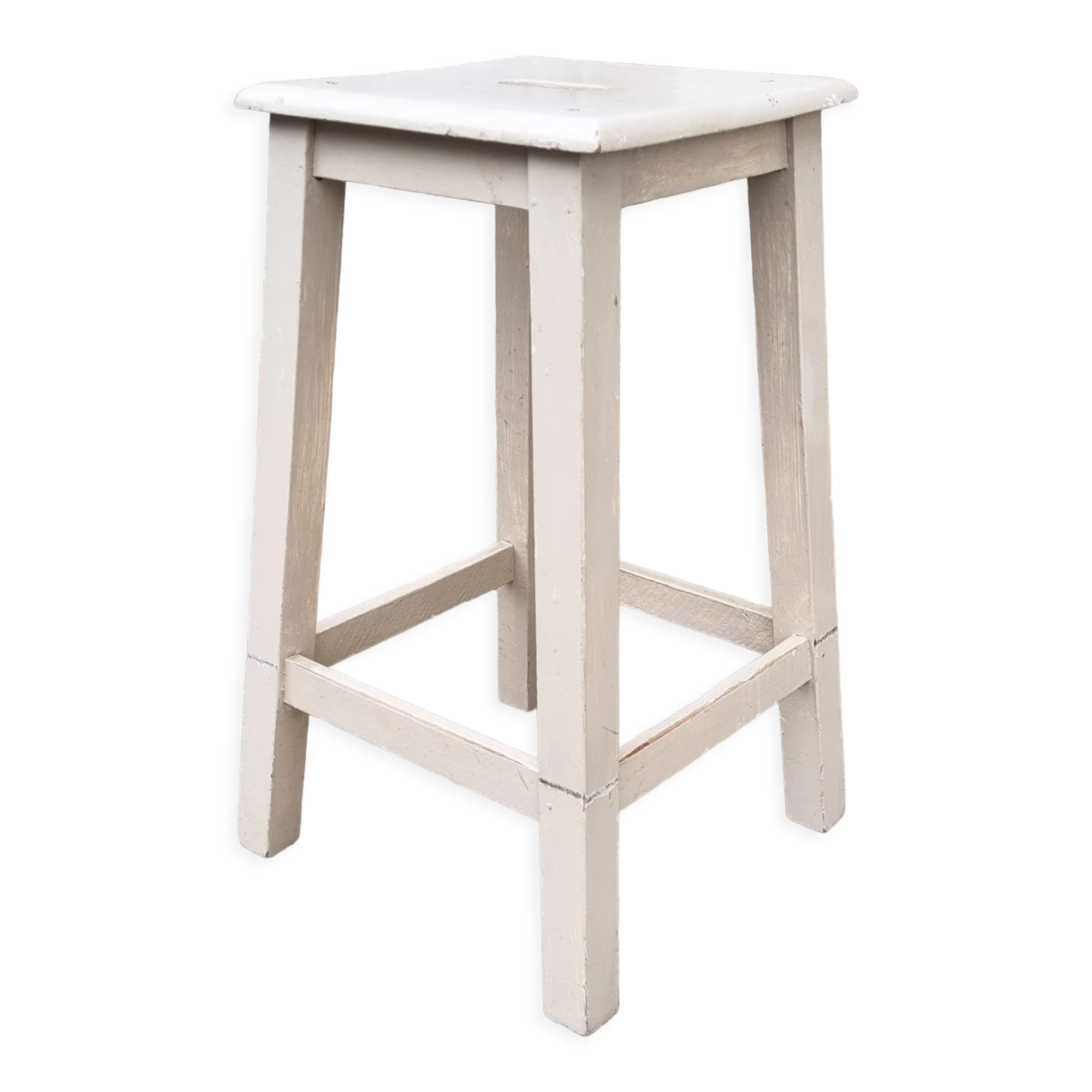 Workshop stool, vintage wood, 40