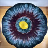 Longwy Tourmaline Platter, France, vintage 1960s, XL