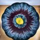 Longwy Tourmaline Platter, France, vintage 1960s, XL