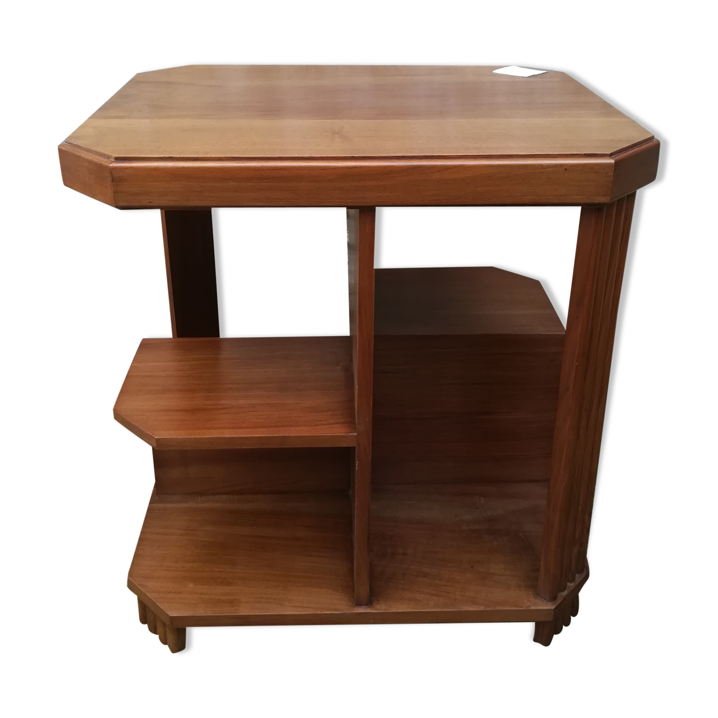 Table service art deco table in walnut