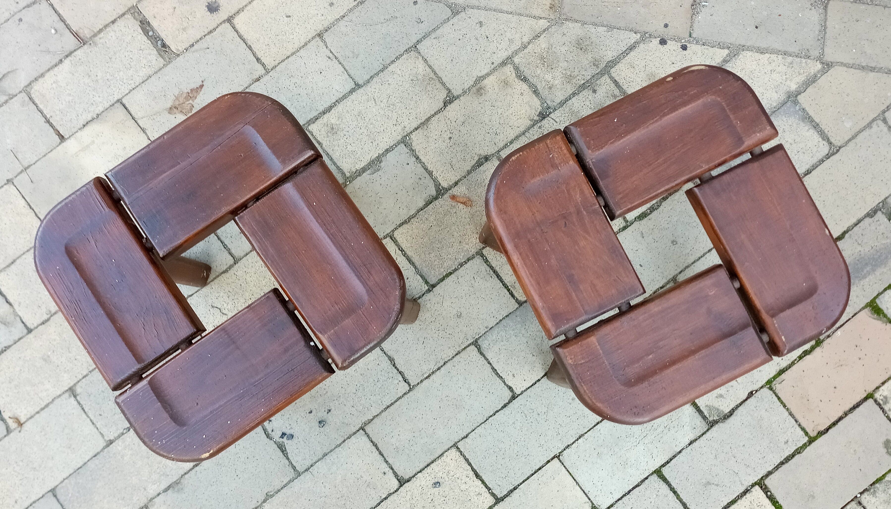 Pair stools by Olof Ottelin for Stockmann, Finnland 1958