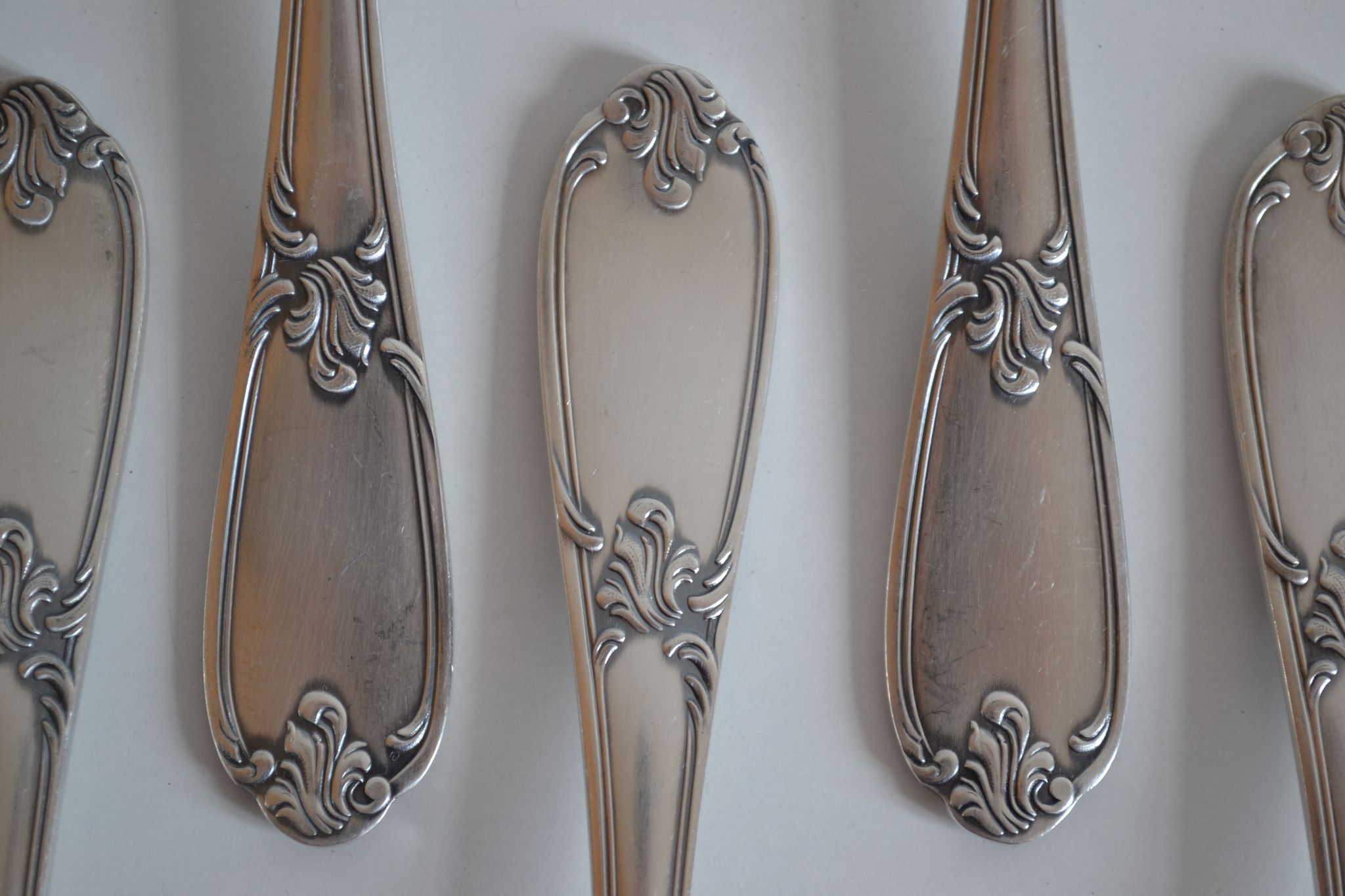 12 tablespoons metal argente orfevre frionnet francois