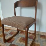 Scandinavian baumann sleigh chairs