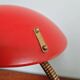 Articulated lamp in red lacquered metal, 1960s