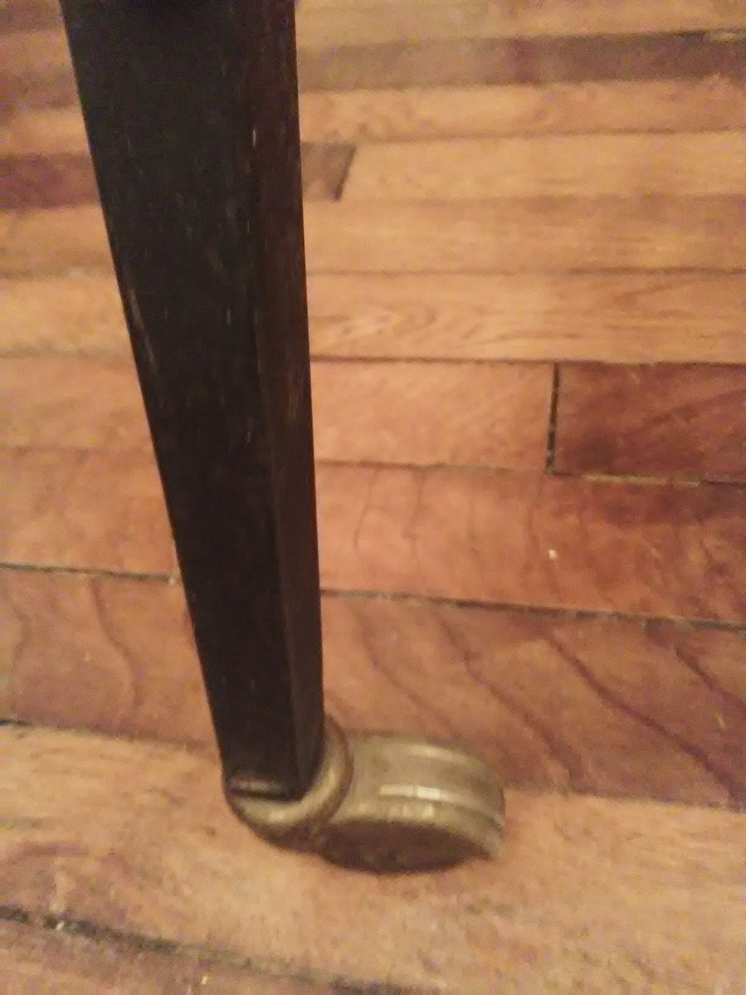 Vintage TV table with casters