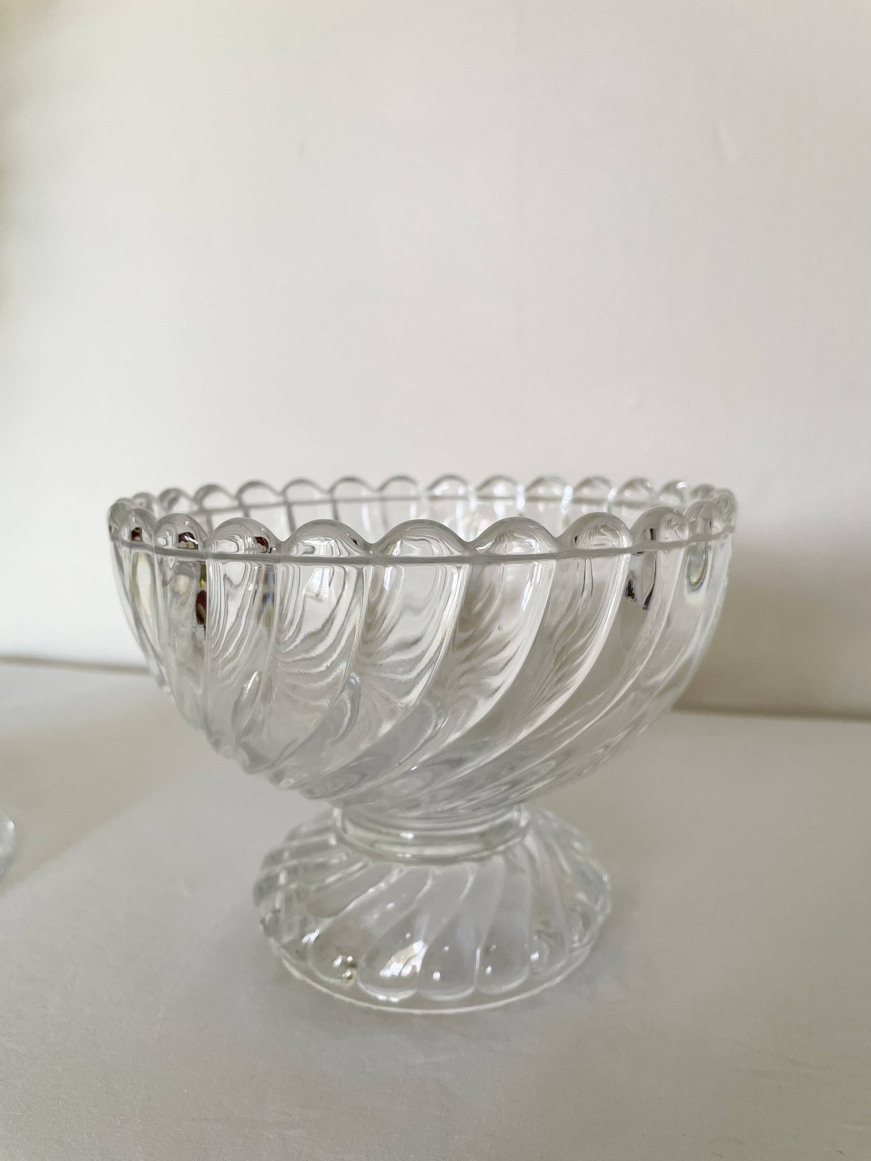 Baccarat crystal candy box, Bamboo model