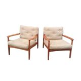 Pair of Scandinavian armchairs by Eugen Schmidt