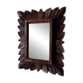 Antique mirror in carved wood