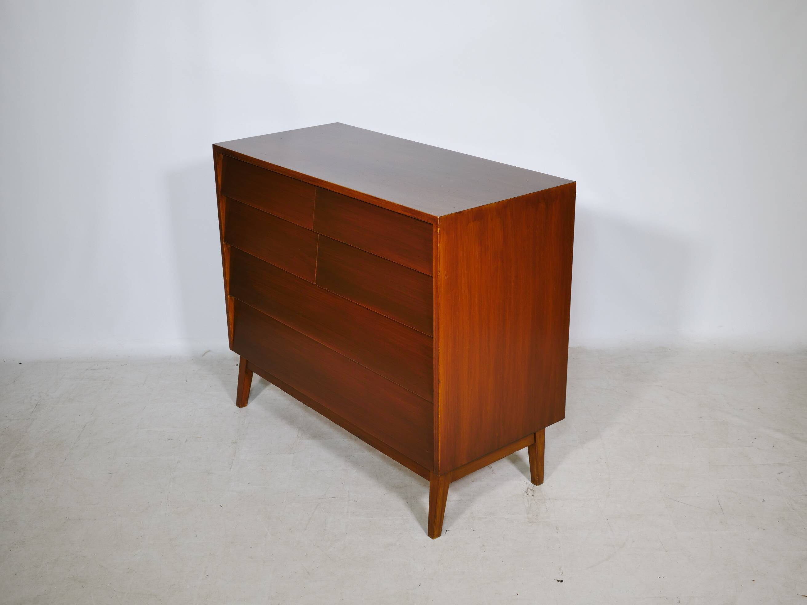 Mid Century Chest of Drawers in Teak, 1960s