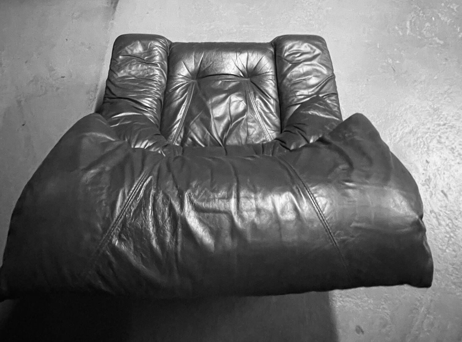 Leather armchair from the 70s