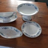 Set 4 pieces iron earth. Marguerites u&c sarreguemines