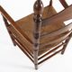 Antique French Wooden Armchair with Cane Seat, 1890s