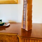 Wooden drawers jewelry box, Italy 1970s