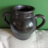 Nehou pottery vase signed Hamel