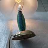 Table lamp lampshade in glass