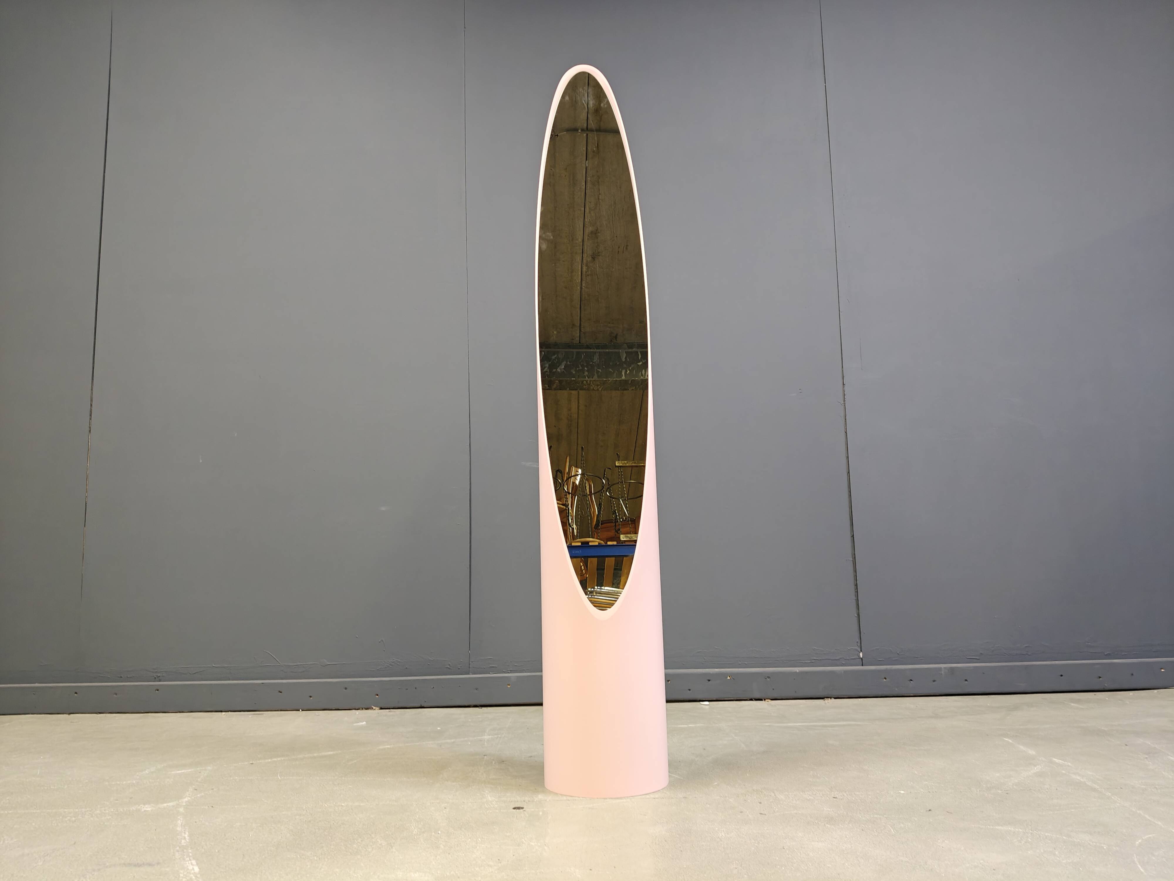 Miroir Unghia de Rodolfo Bonetto, Italie années 1970