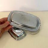 Complete vintage Irvinware butter dish