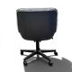 Charles Pollock – Executive Knoll office chair in black leather