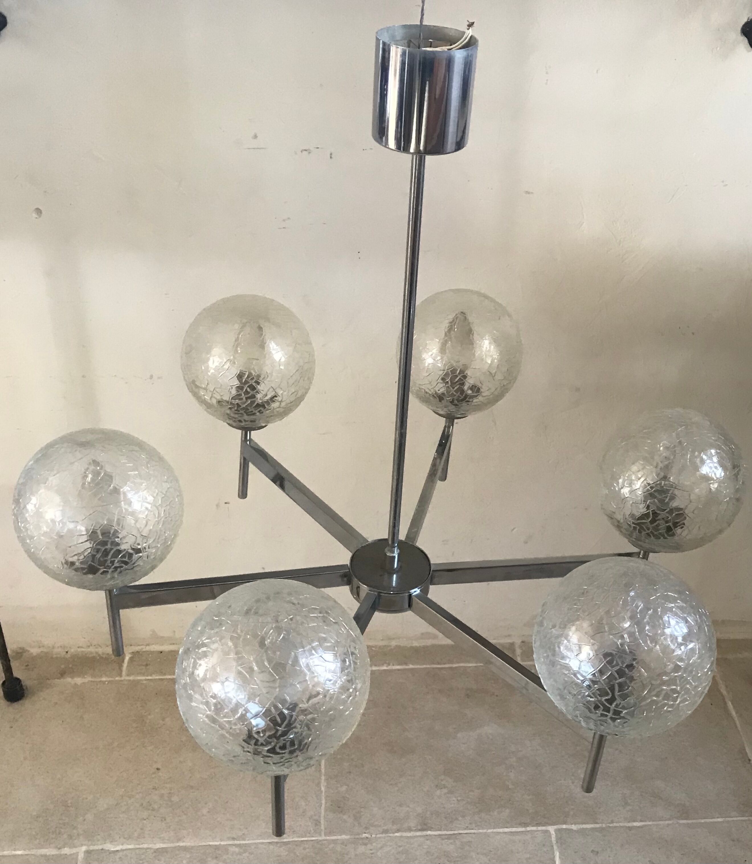 Sputnik Lustre 6 vintage lights