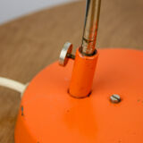 Adjustable Desk Lamp in Orange Painted Metal from TEP, 1970s