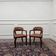 Set of Classic English Chesterfield Desk Chairs