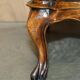 Antique Italian writing desk in olive wood circa 1860