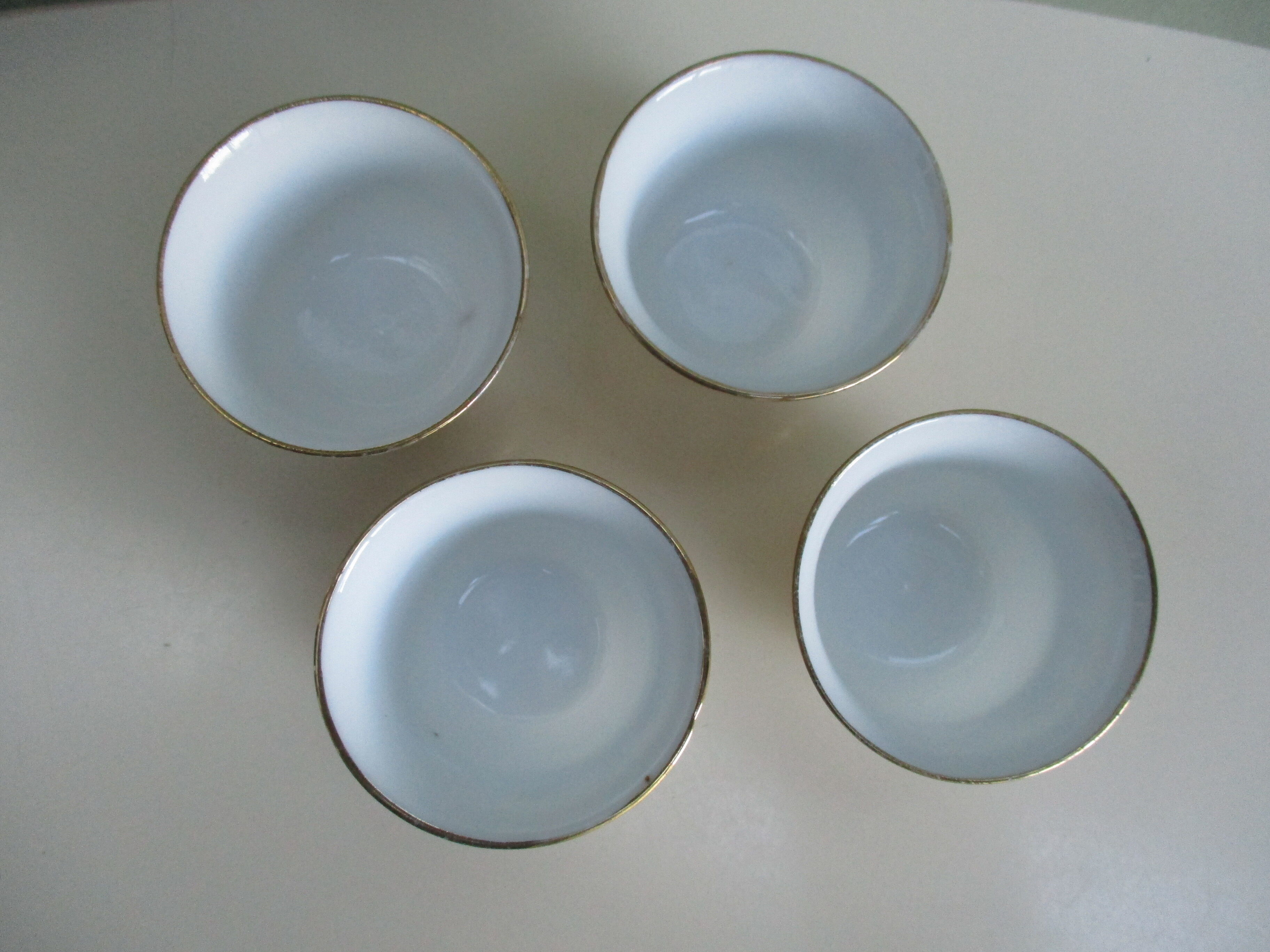 4 mini china bowls china bin gobous gold collection