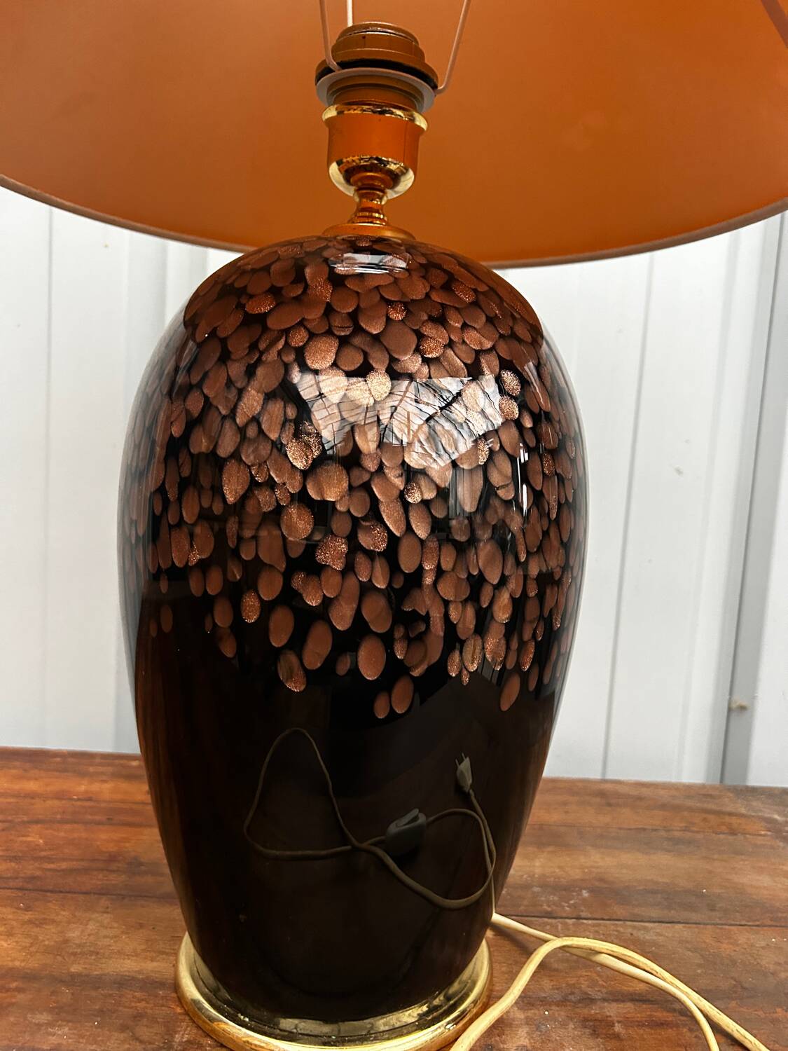 Aventurine Lamp in Murano Glass by V Nason, 1969