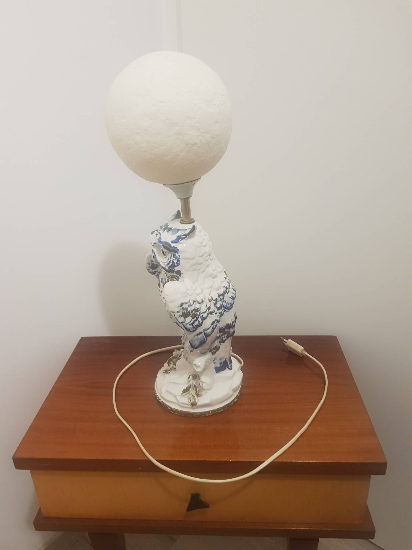 Great vintage owl lamp