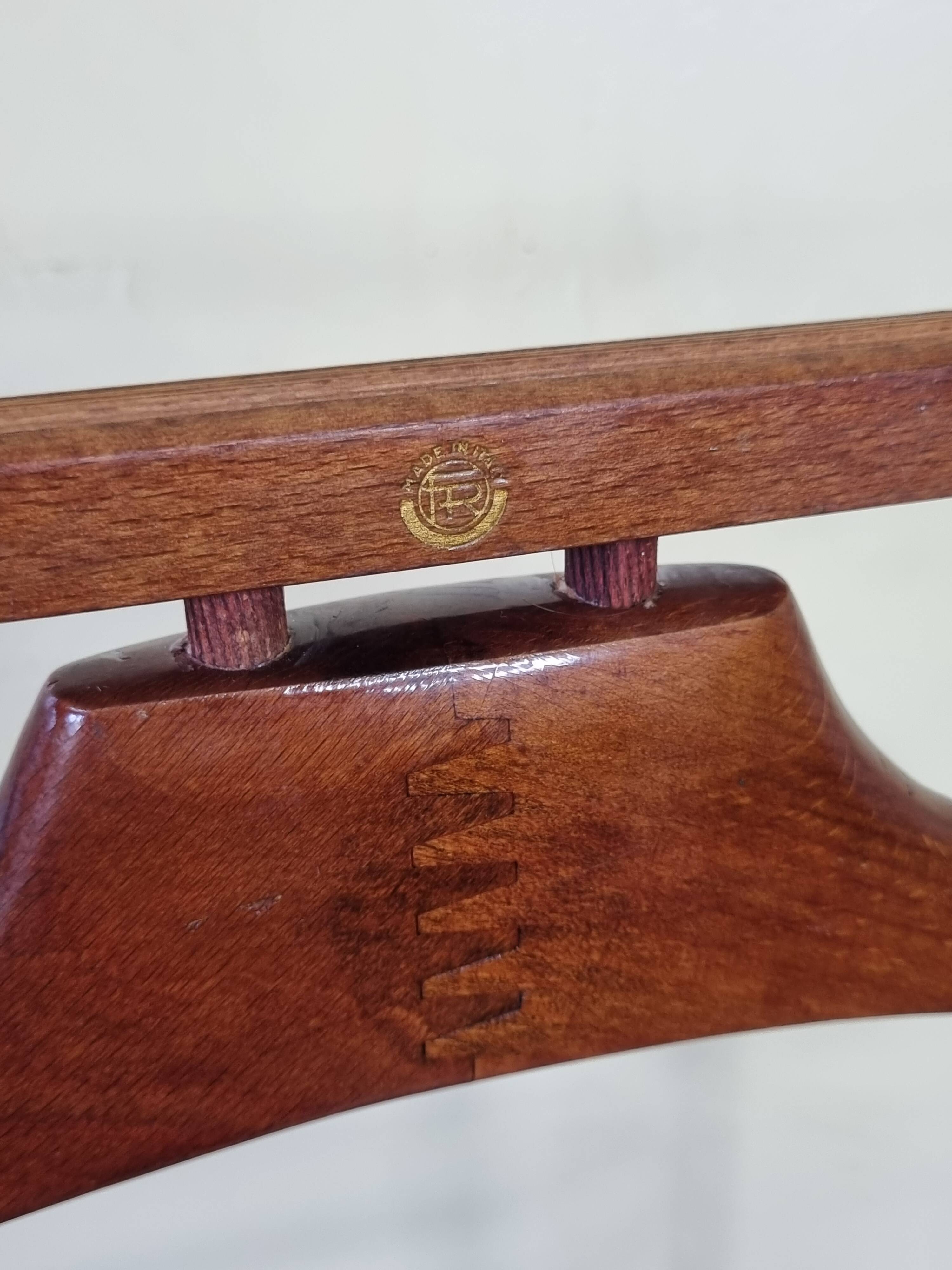 Fratelli Reguitti wooden valet, 1950s, 104 cm